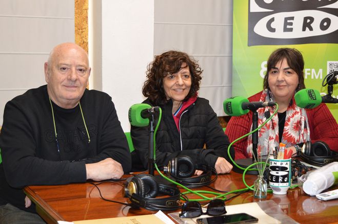 Antonio Rona, Alicia Baena y Susana Domínguez.