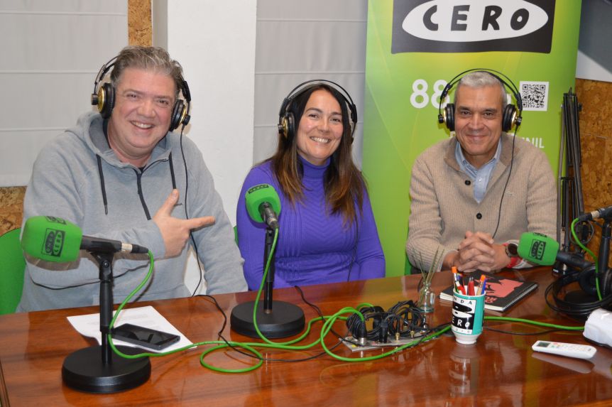 Kike Urdiales, Ana Arroyo y Juan Carlos Guerra.