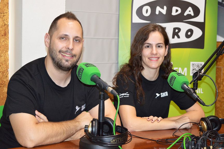 Arturo Aguilar y Sara Franco.