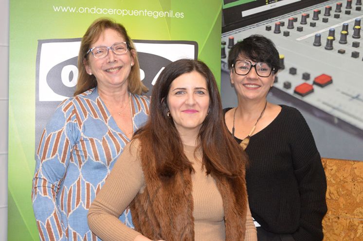 Susana Moyano, Lidia Ruis y Pepa Ramos.