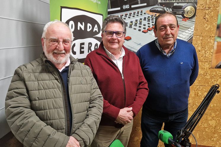 Ángel Delgado, Adolfo Millán y Francisco Guerrero.