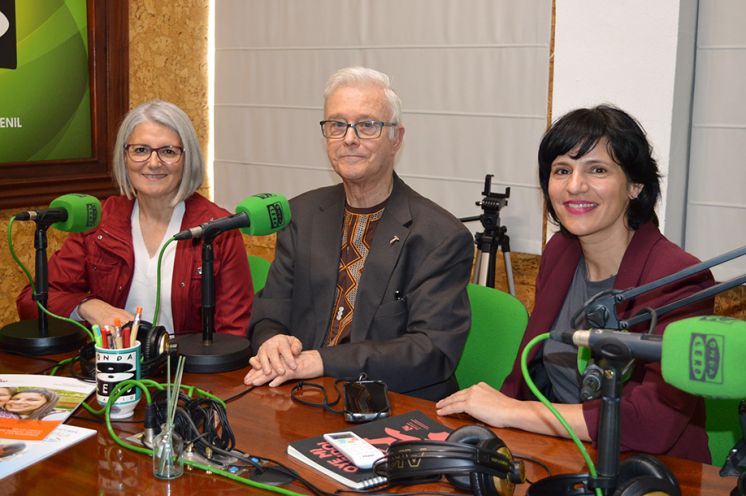 Rosa Pérez, Rafael Pozo y Carmen Castillo.