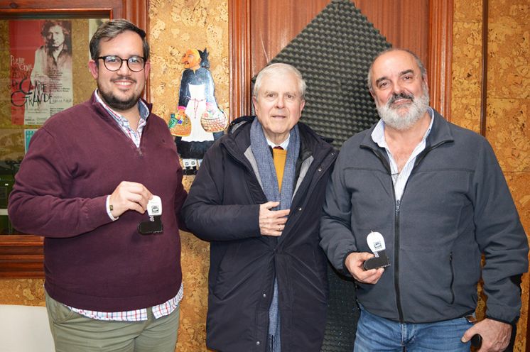 Raúl Cejas, Juan Ortga y Juan Fernando García