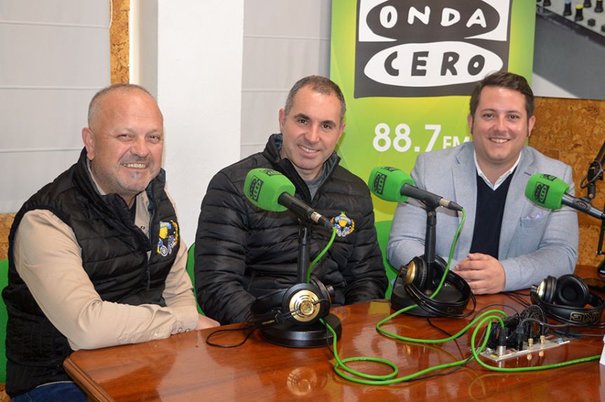 José Manuel Espadas, Daniel Guerrero y Joaquín Reina.