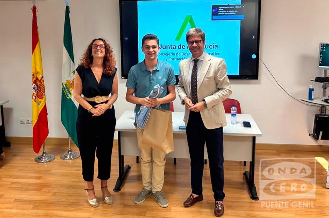 Diego Espejo, alumno del IES Manuel Reina, Premio Extraordinario de Bachillerato