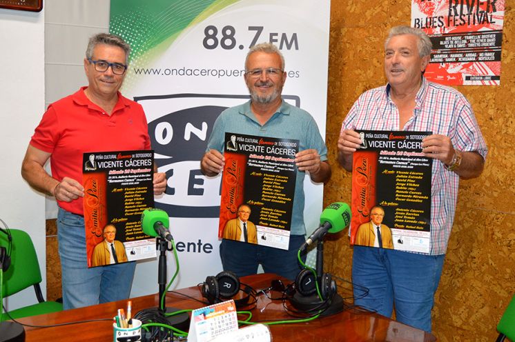 Francisco Saldaña, Eugenio Humánez y Vicente Cáceres.