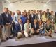 Juanma Moreno preside en Puente Genil el Consejo de Alcaldes del PP de Córdoba