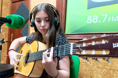 Gema Benjumea, pasión por la guitarra flamenca a los 14 años