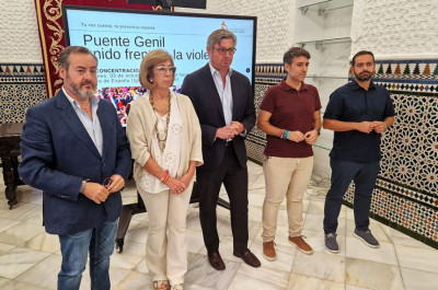 Puente Genil convoca una gran concentración ciudadana contra la violencia el viernes 3 de octubre